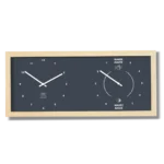 Horloge Heures et Marées horizontal anthracite