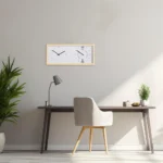 Horloge Heures et Marées horizontal, décoration de bureau