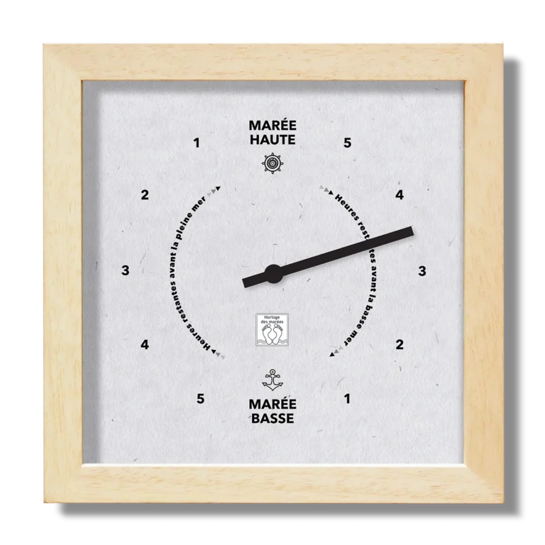 Horloge à marées Solidor fond Sable