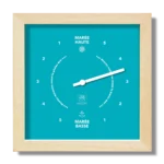 Horloge à marées Solidor fond Vert Emeraude