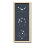 Heures, Lunes et Marées -Vertical Anthracite