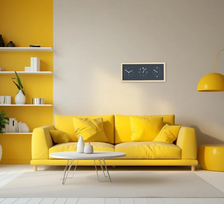 Heures, Lunes et Marées -Horizontal dans un salon