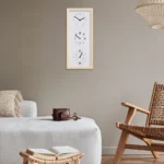 Heures, Lunes et Marées vertical dans une chambre
