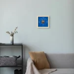 Baromètre Bleu Roy dans un salon