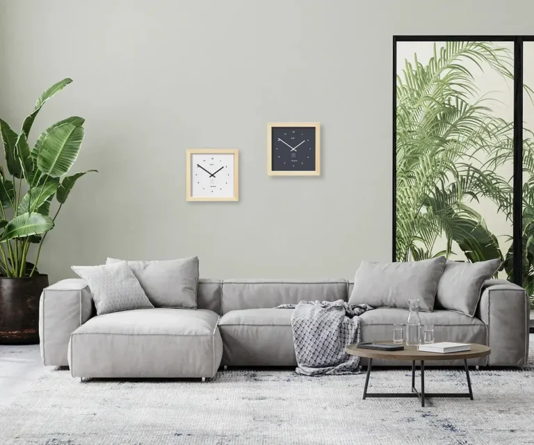 Ambiance salon horloge 12h